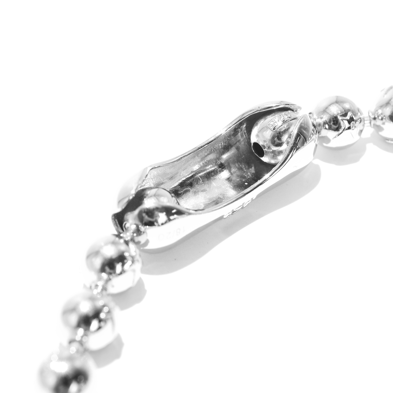925 Silver Big Ball Necklace — Carpet Company